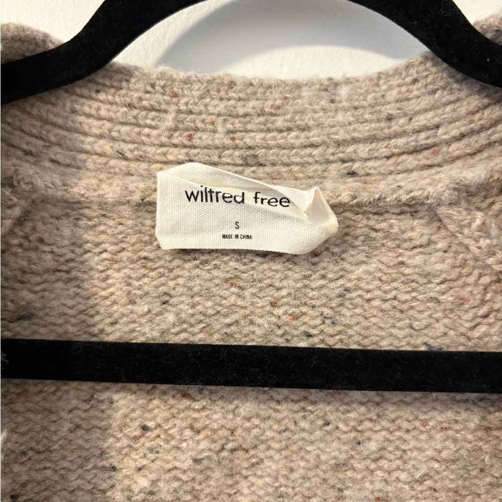 Aritzia Wilfred Wool Cardigan Small - Picture 4 of 5